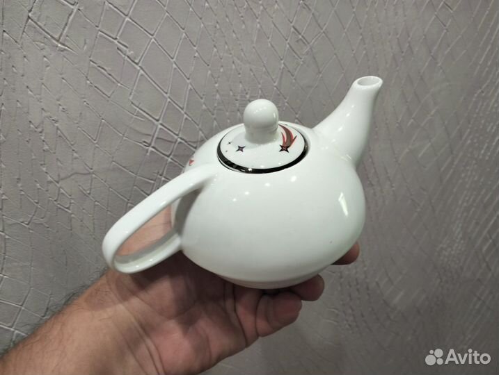 Чайник фарфор Роскосмос,Буран