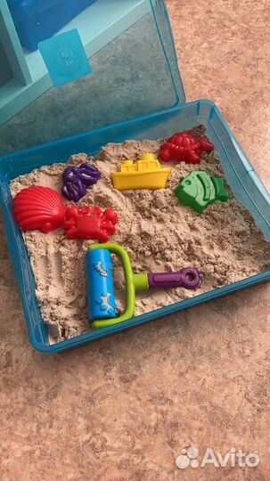 Кинетический песок с песочницей
