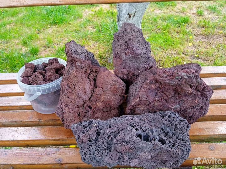 Лава вулканическая для аквариума