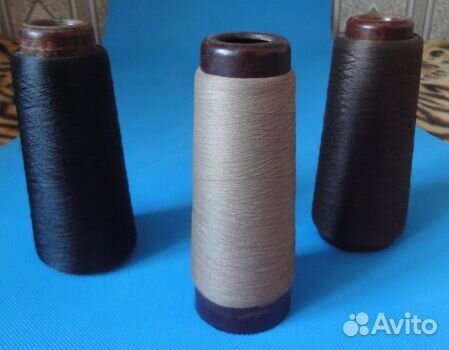 Шелковые нитки в бабинах