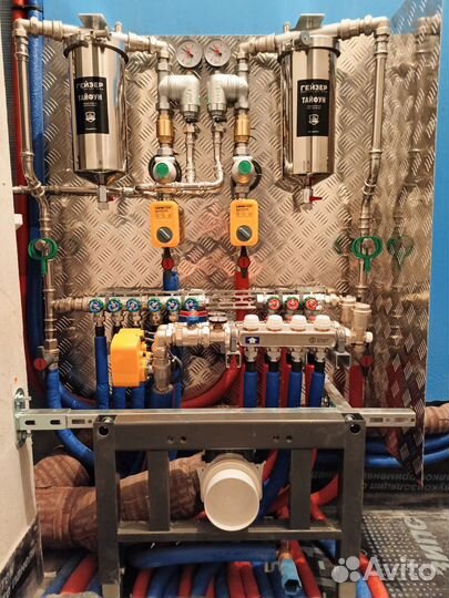 Монтаж отопления водоснабжения