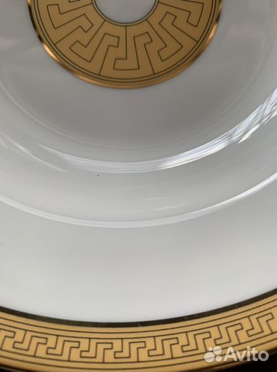 Набор тарелок суп. из костяного фарфора