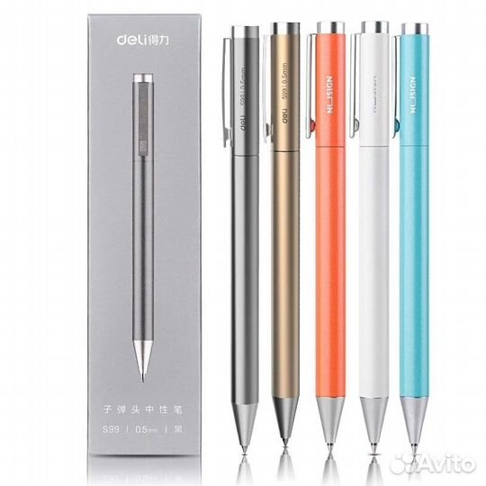 Xiaomi Deli Roller Pen Metall (серебро)