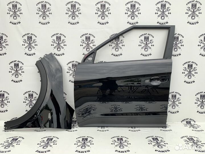 Дверь передняя левая Hyundai Creta Оригинал Чёрная