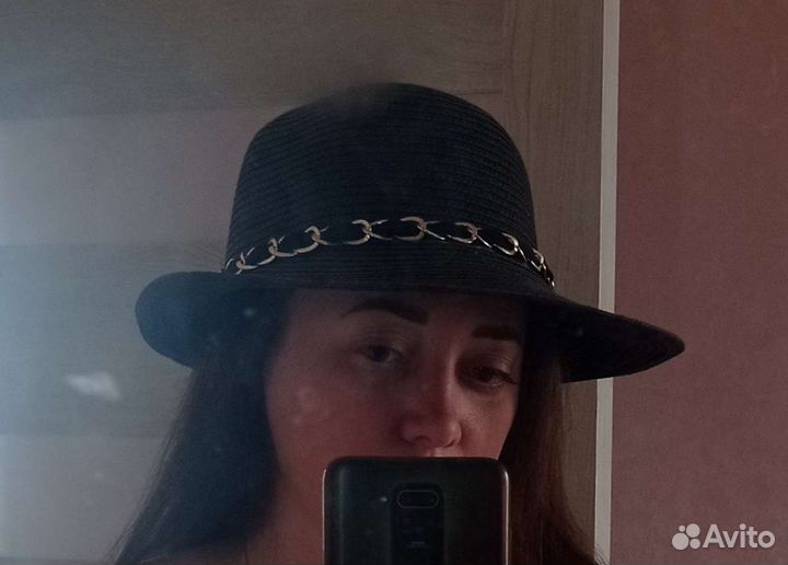 Шляпа женская летняя черная