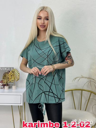 Футболка с завязками большие размеры