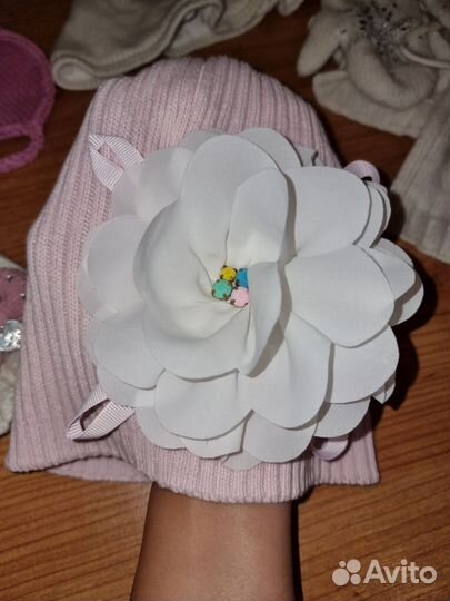 Брендовые шапочки шлем варежки