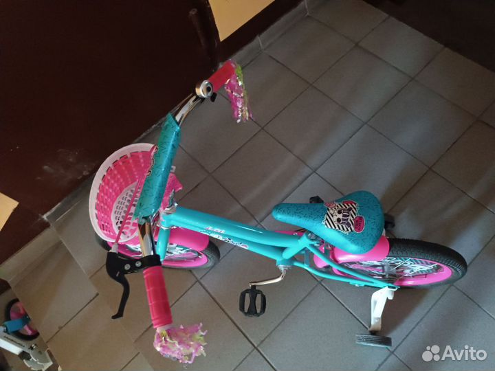 Детский велосипед 16 для девочки Lol