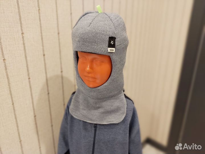 Шапка шлем зимний для мальчика 6 лет