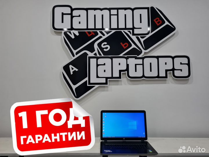 Большой ноутбук HP 17.3 i7-4510u GT840M