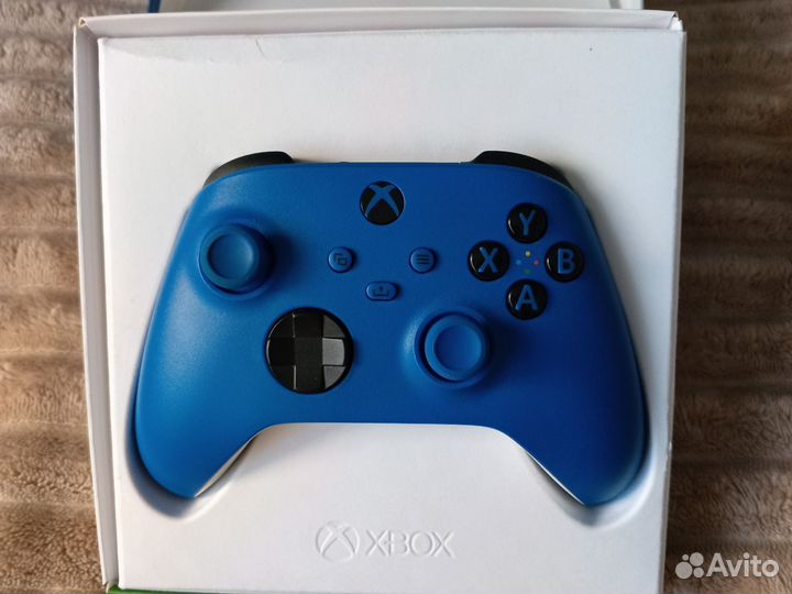 Геймпад xbox series shock blue