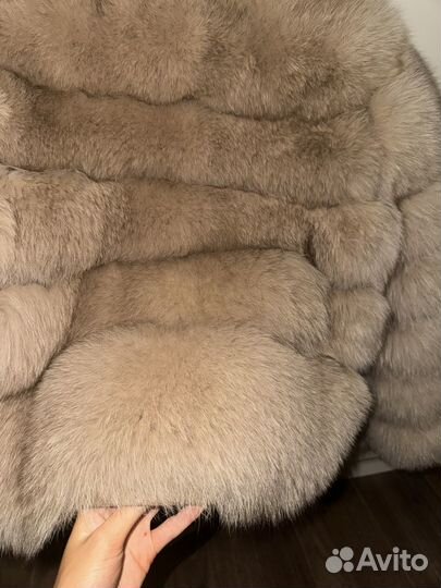 Шуба из песца