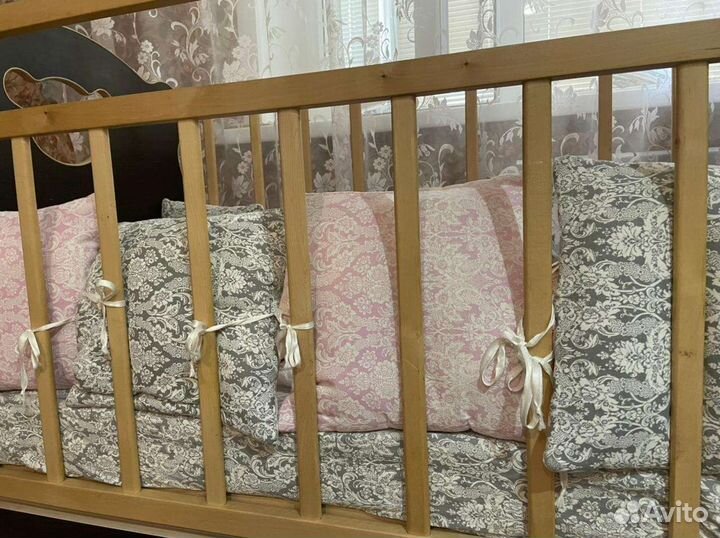 Бортики в детскую кроватку бу