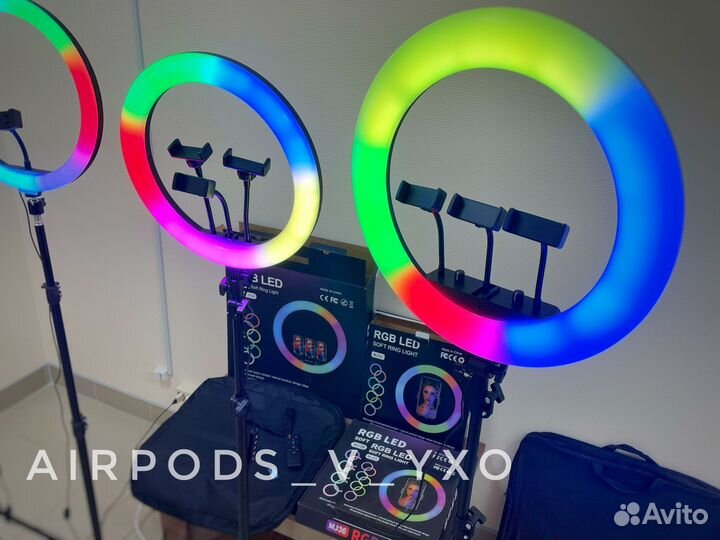 Кольцевая лампа RGB LED