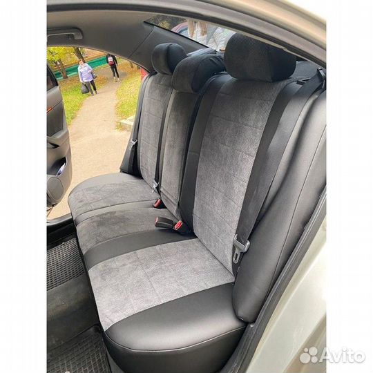 Чехлы VW Polo (с 2020) Экокожа+велюр Автопилот