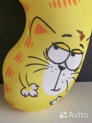 Подушка Котик. Самолетная для путешествий