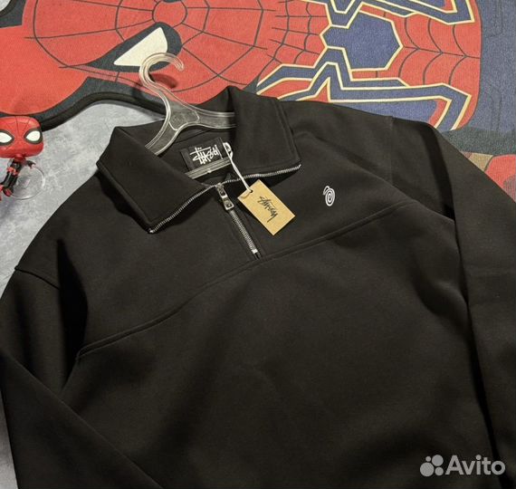 Джемпер Stussy кофта с замком