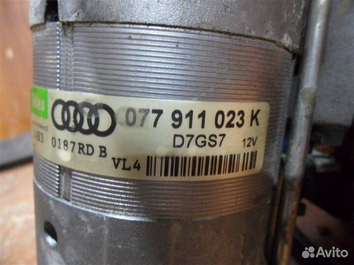 Стартер 077911023K Audi A8 D3 4E2/4E8 BFL 3.7