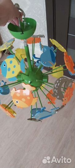 Люстра и светильник в детскую комнату