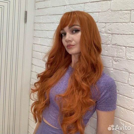 Парик рыжего цвета
