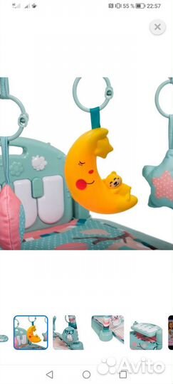 Развивающий коврик с пианино