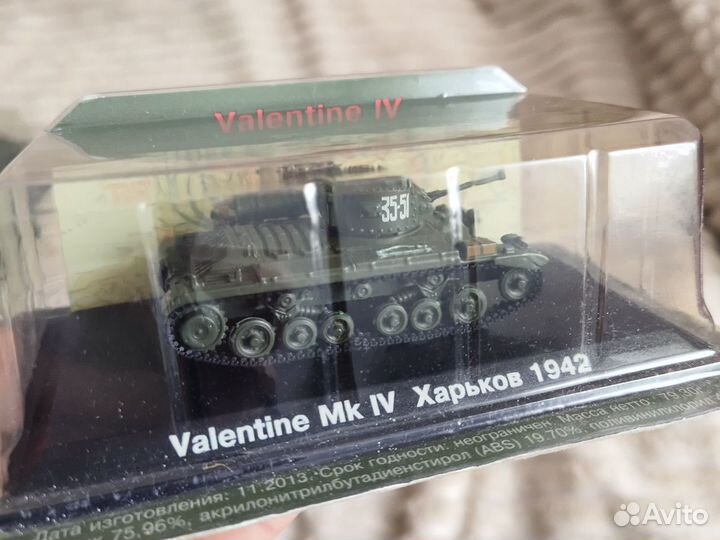 Модель танка Valentine Mk IV Харьков 1942