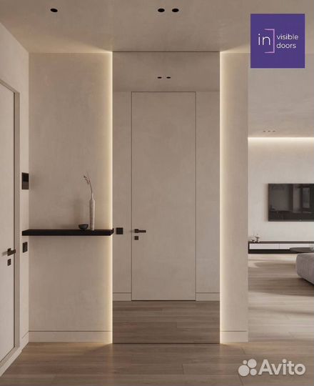Двери межкомнатные скрытого монтажа
