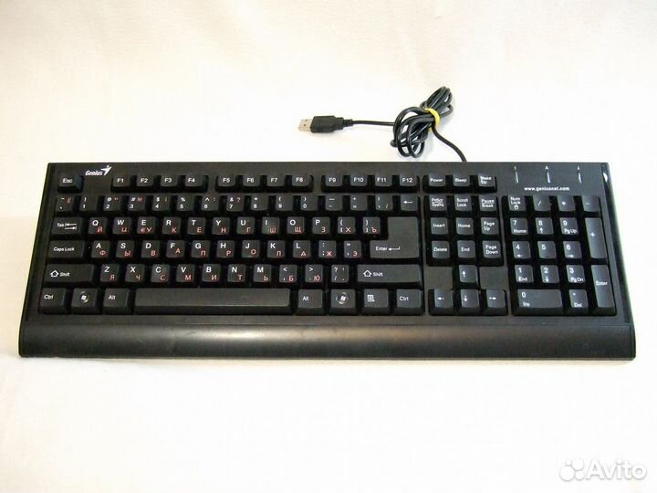 Клавиатура USB. Проводная клавиатура Genius б/у