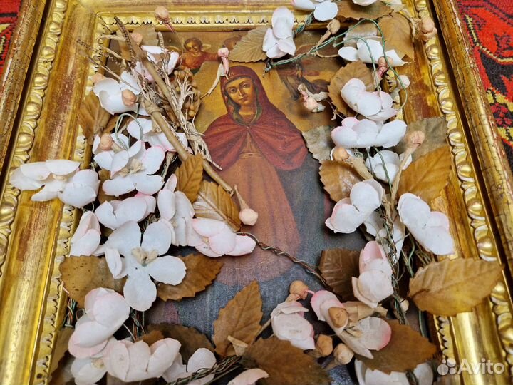 Старинная икона Богородицы Всех скорбящих Радость