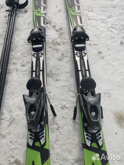 Горные лыжи 160 см +Ботиник