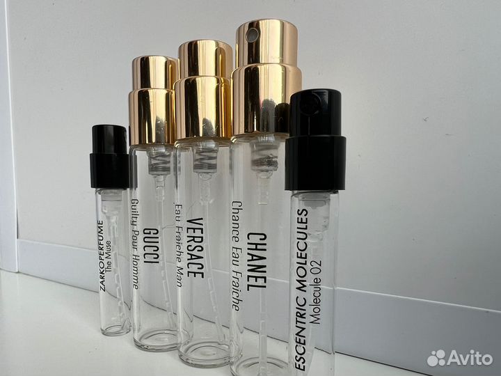 Пустые флаконы миниатюр из Randewoo 5 штук