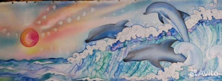 Шарф батик женский