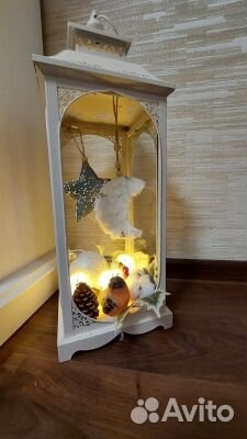 Подсвечник Retro металлический белый (бой)