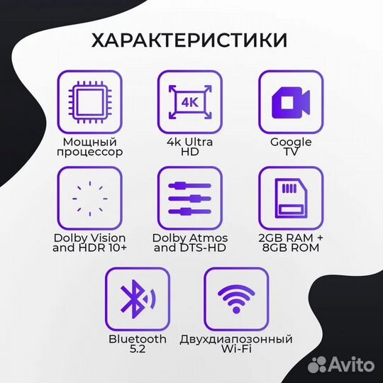 Тв приставка Android TV Xiaomi Mi Box S 4K 2nd Gen