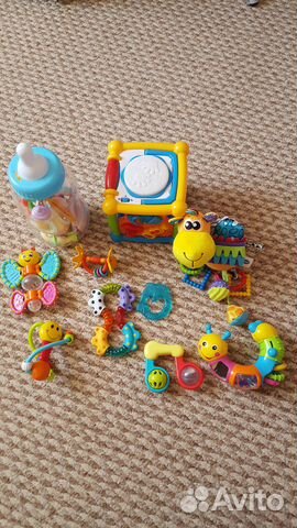 Игрушки пакетом от 0 +