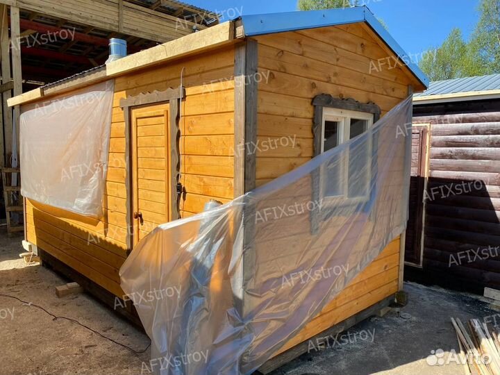 Готовая баня из бруса под ключ