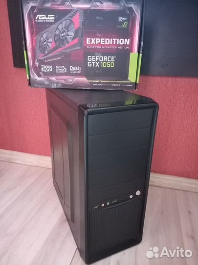 Компьютер на Core i3-6100, 8Gb DDR4, gtx 1050