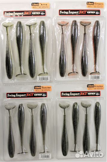 Силиконовая приманка Keitech Swing Impact Fat 5.8