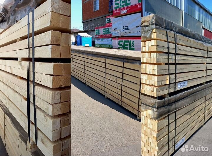 Брусок обрезной сухой 45*60*4000 мм сорт 1-2