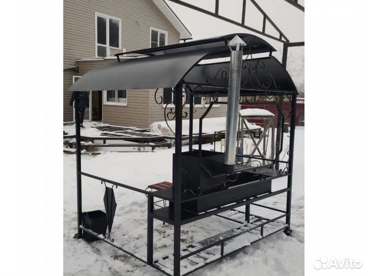 Мангал беседка для дачи