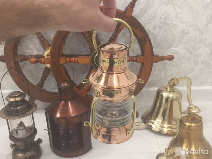 Рында Колокол Фонарь Керосиновый Штурвал Якорь
