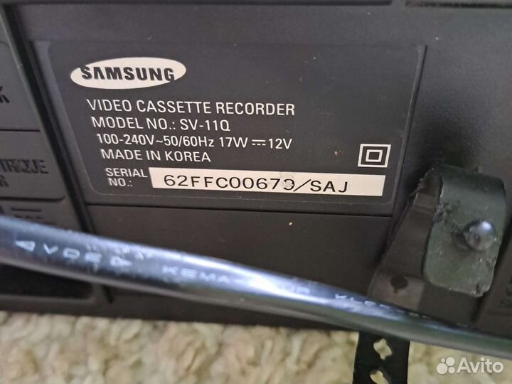 Видеомагнитофон Samsung