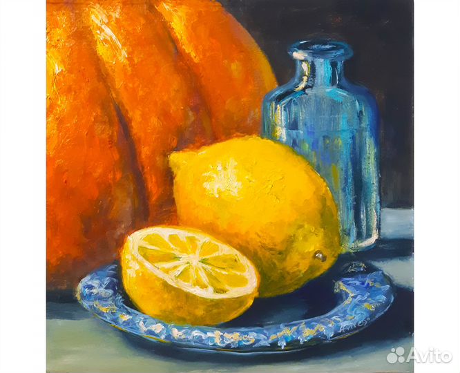 Картина маслом Лимон
