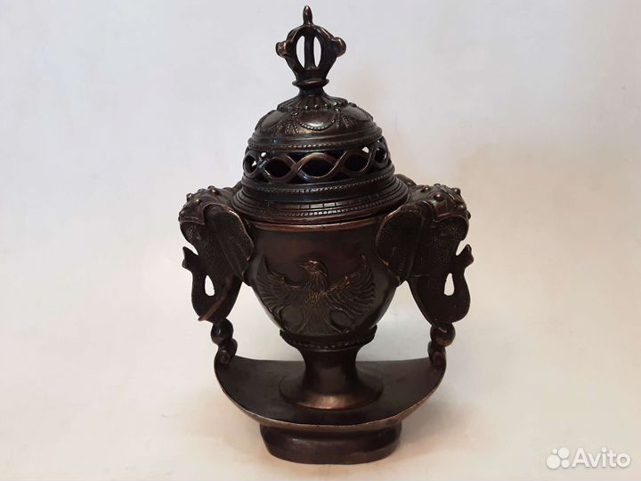 Курительницы бронза. Тибет. Большие. Редкие