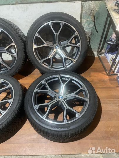 Оригинал 741m BMW X5 X6 yokohama 275/40 R21 разно