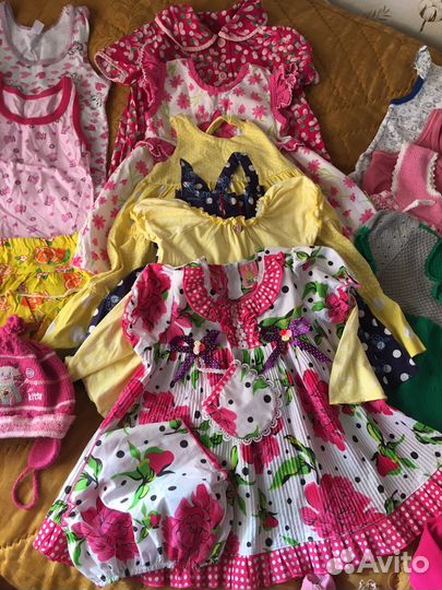 Вещи пакетом на девочку