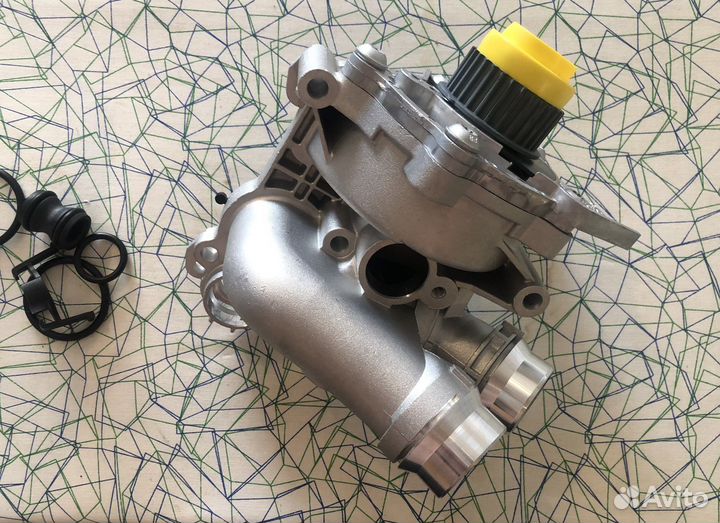 Водяная помпа в сборе с термостатом vag 06h121026