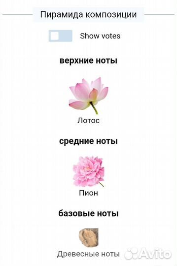 Парфюмерная вода Artistique Nymphea Lumière Avon