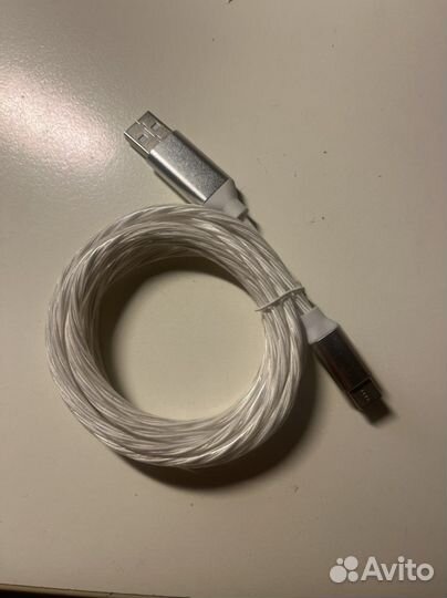 Кабель usb type c светящийся