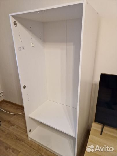 Шкаф белый для одежд икеа клеппстад IKEA kleppstad